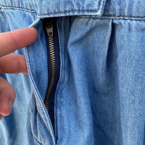 Life In Progress Denim Romper - Picture 3 of 9